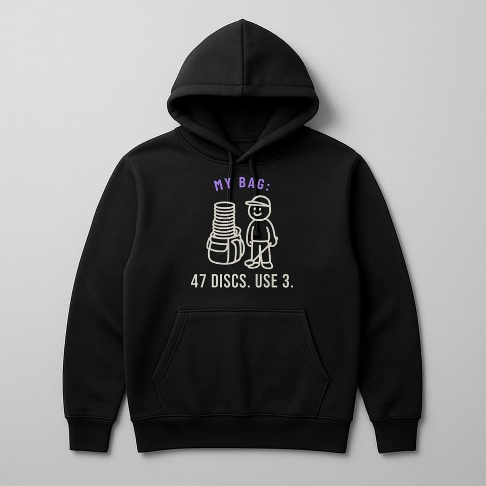 Forty-Seven Discs, Use Three hoodie, Black