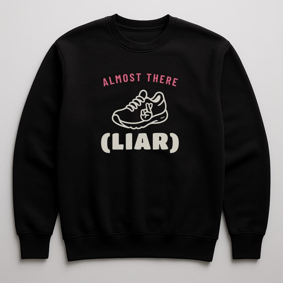 Almost There (Liar) sweatshirt, Black