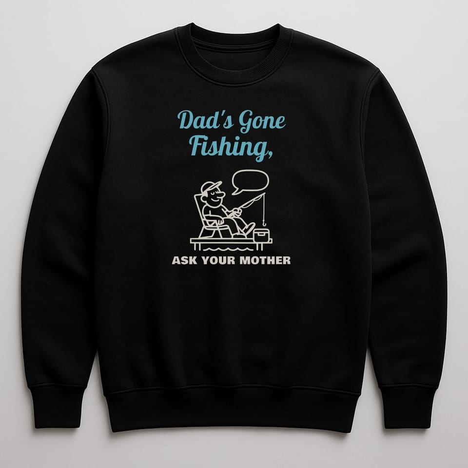 Ask Your Mother sweatshirt, Black