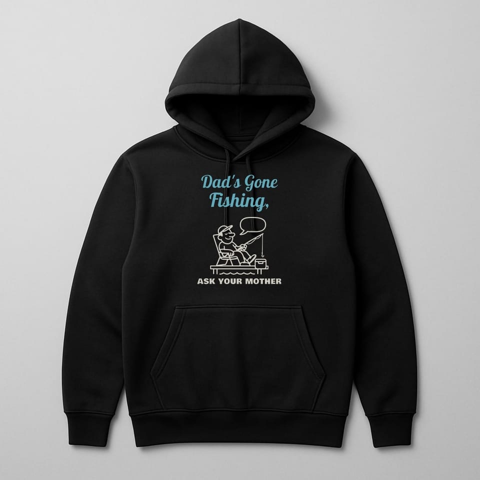 Ask Your Mother hoodie, Black