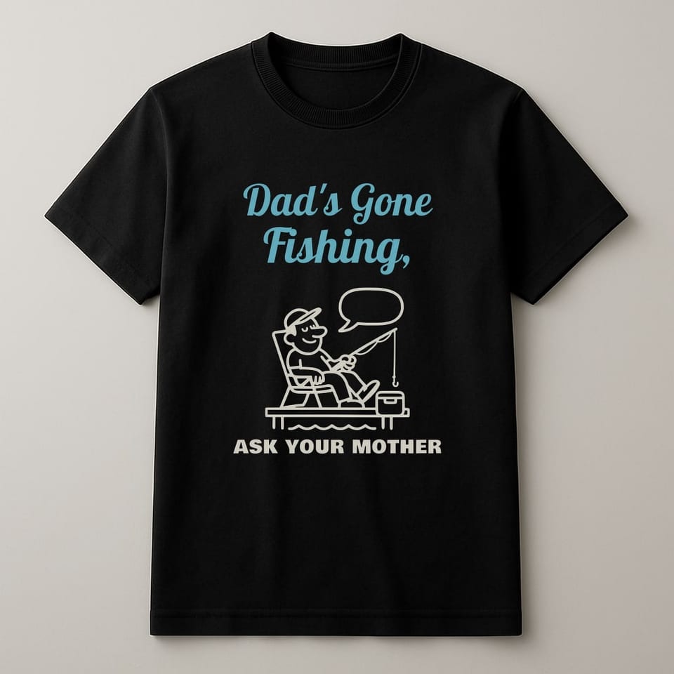 Ask Your Mother tee, Black