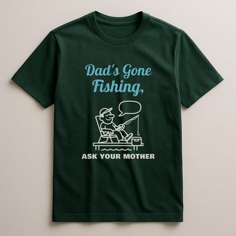 Ask Your Mother tee, Forest