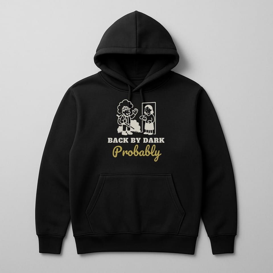 Back by Dark, Probably hoodie, Black
