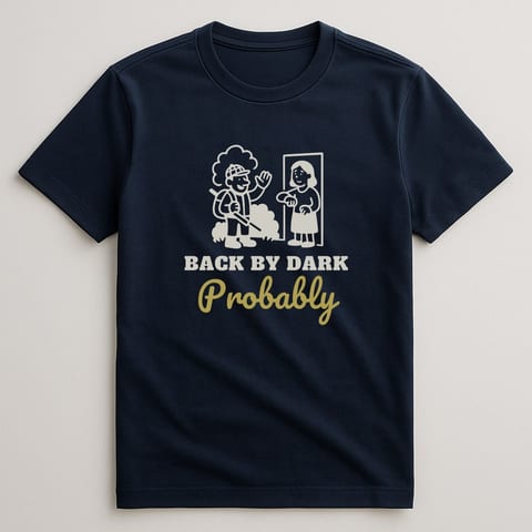 Back by Dark, Probably tee, Navy