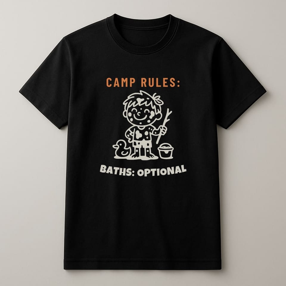 Baths: Optional tee, Black