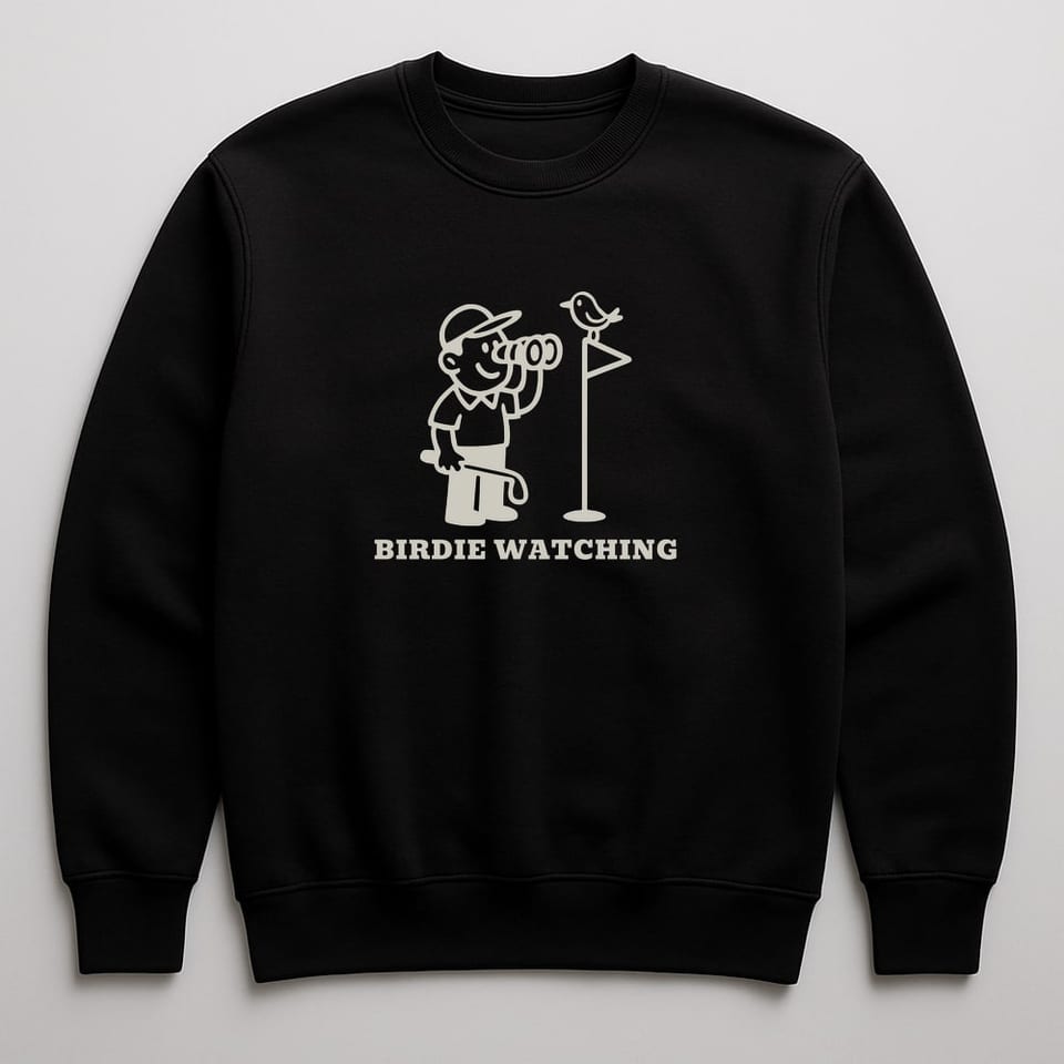 Birdie Watching sweatshirt, Black