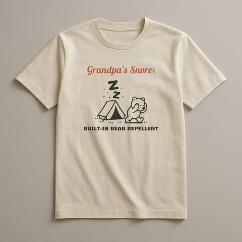 Built-In Bear Repellent tee, Natural