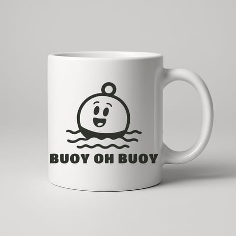 Buoy Oh Buoy mug, White