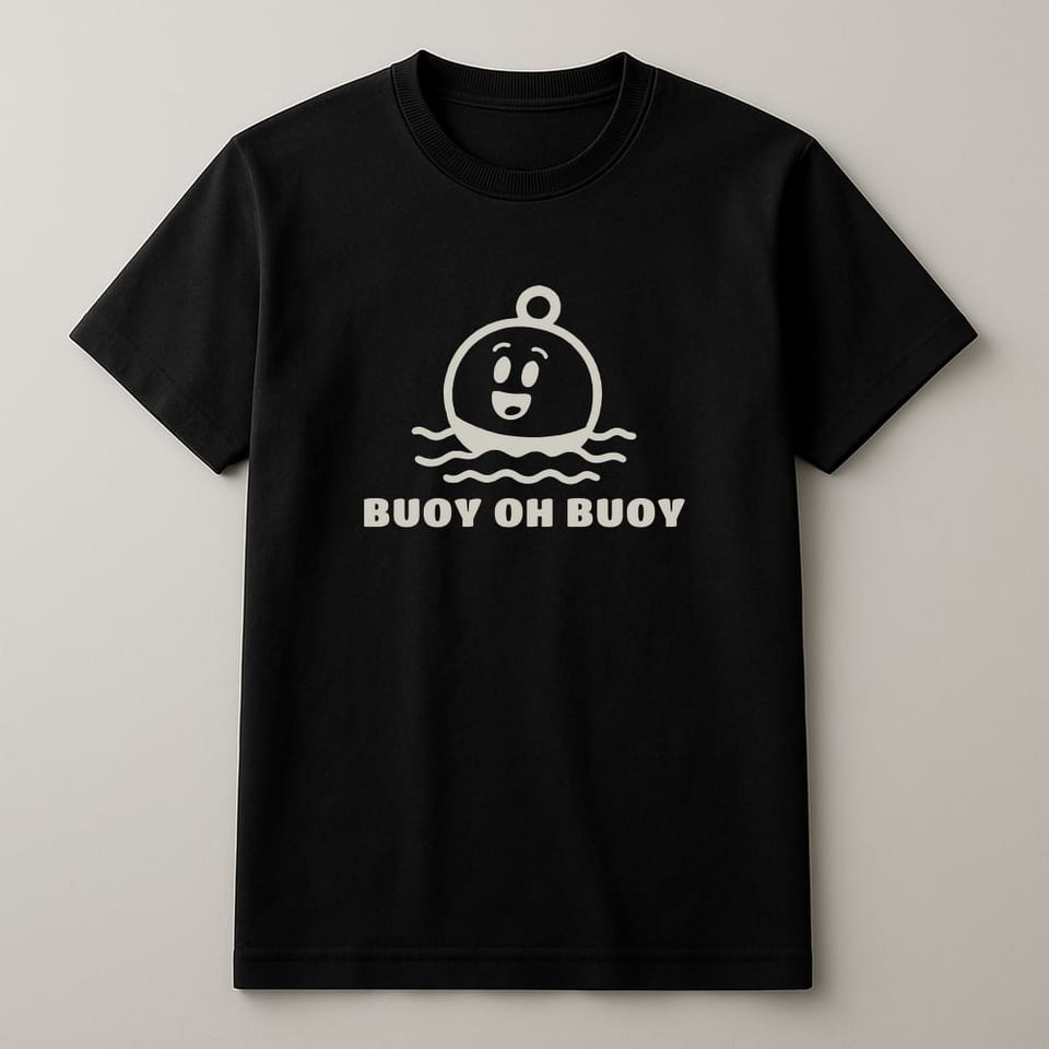 Buoy Oh Buoy tee, Black