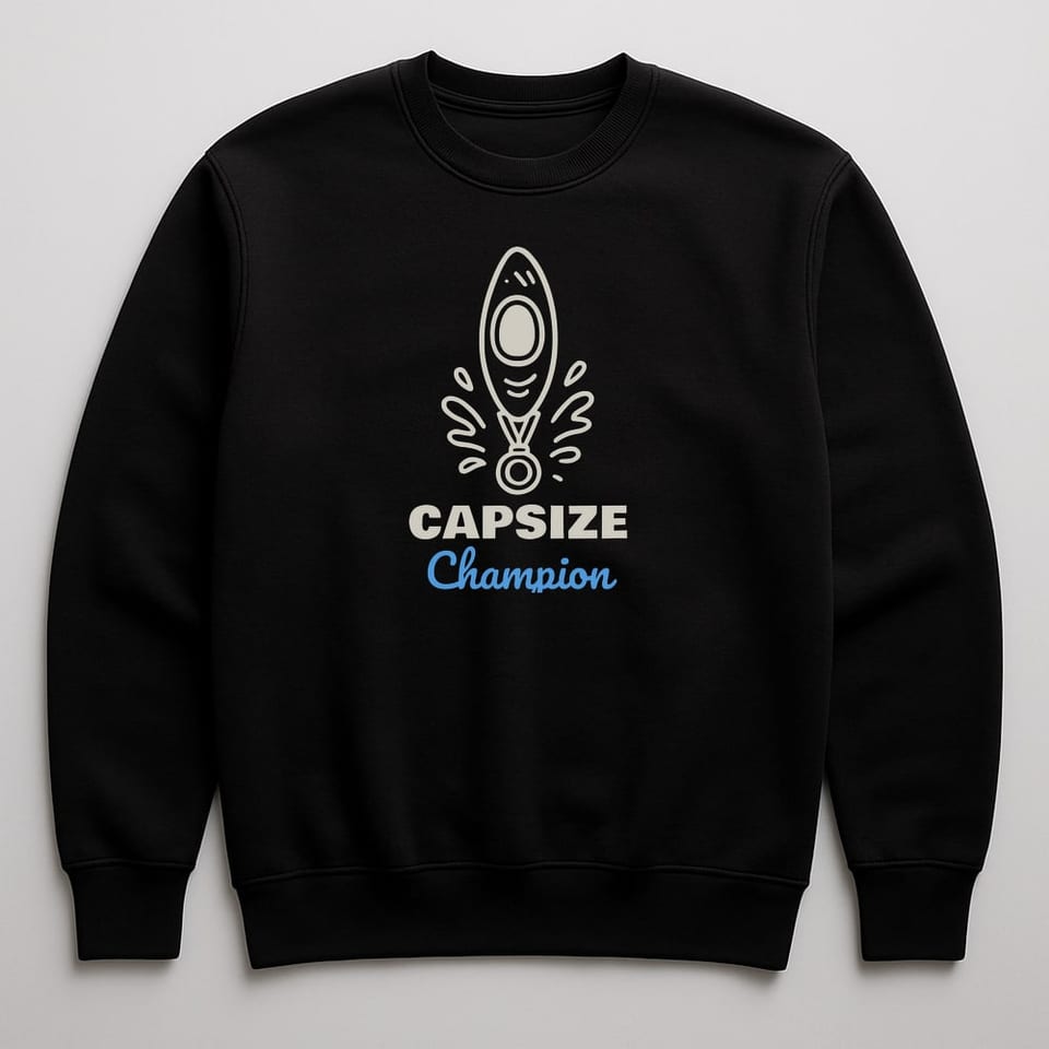 Capsize Champion sweatshirt, Black
