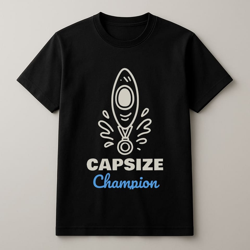 Capsize Champion tee, Black