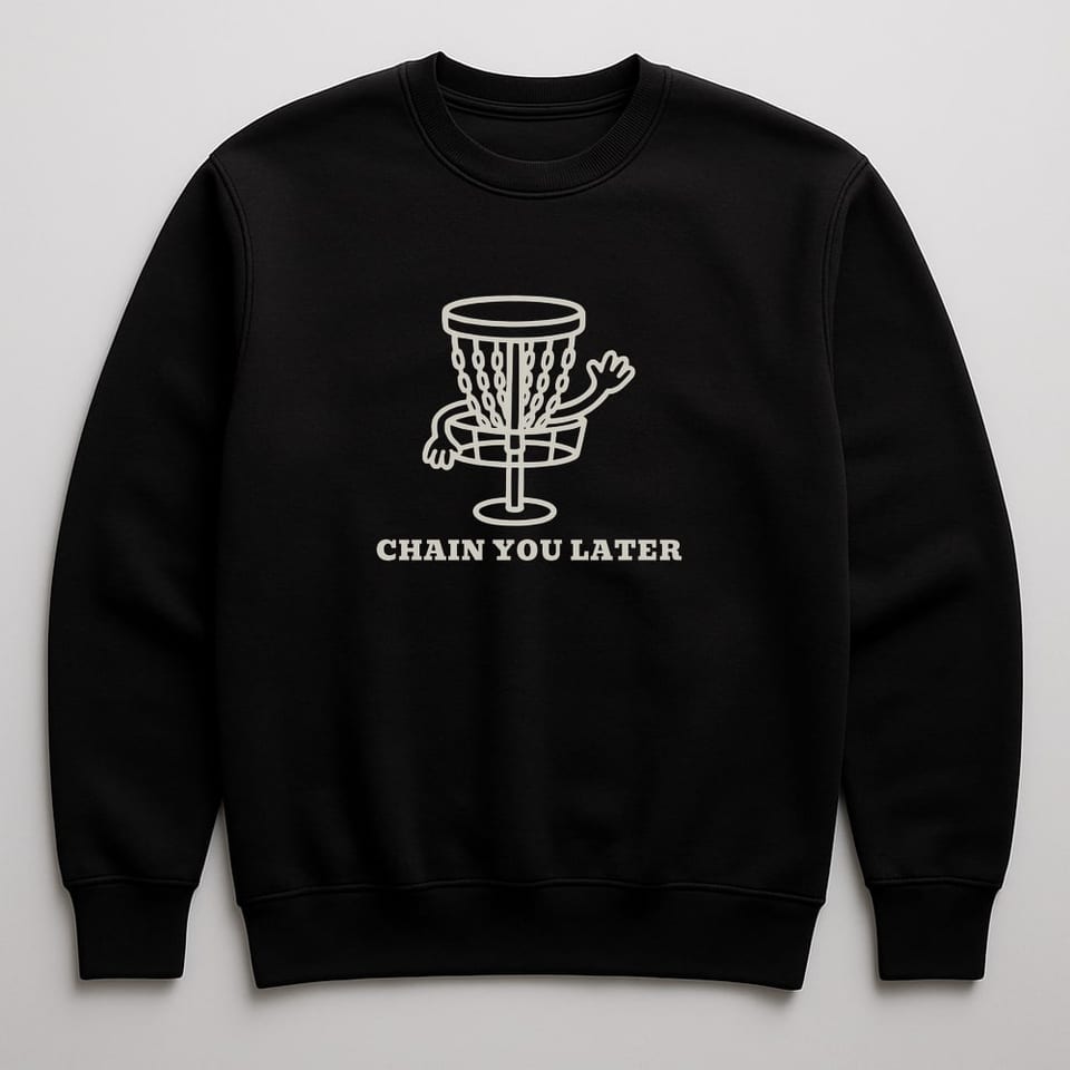 Chain You Later sweatshirt, Black