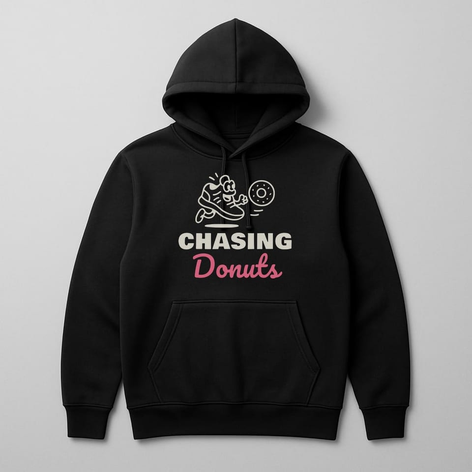 Chasing Donuts hoodie, Black