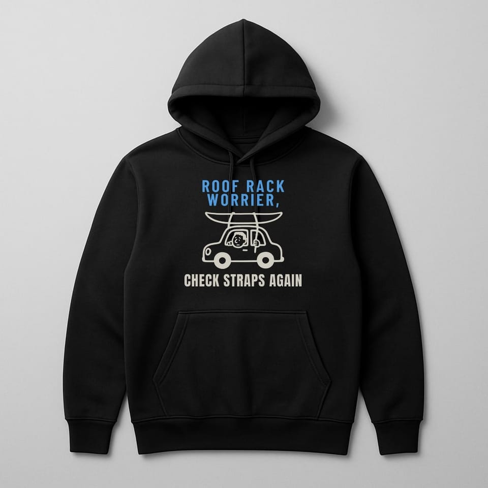 Check the Straps Again hoodie, Black