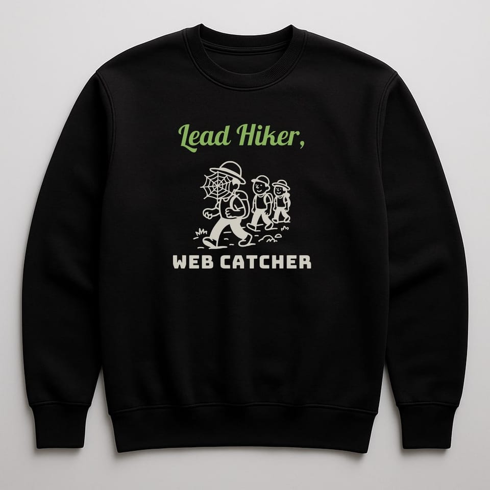 Chief Web Catcher sweatshirt, Black