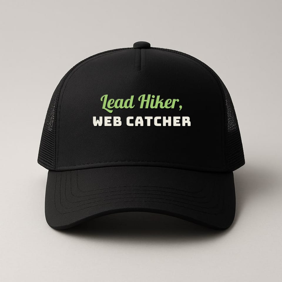 Chief Web Catcher trucker hat, Black