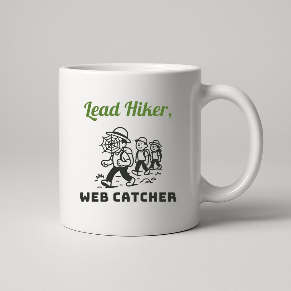 Chief Web Catcher mug, White