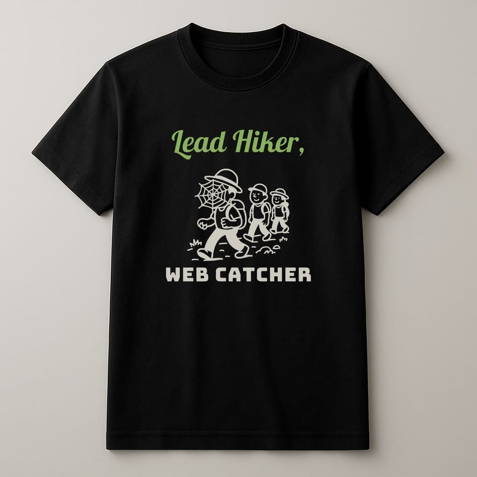 Chief Web Catcher tee, Black