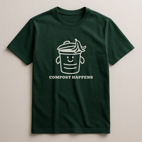 Compost Happens tee, Forest