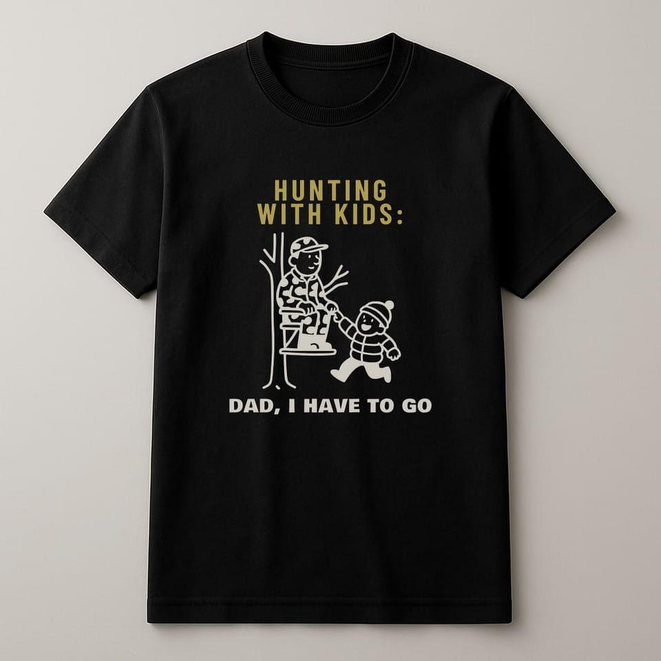 Dad, I Have to Go tee, Black