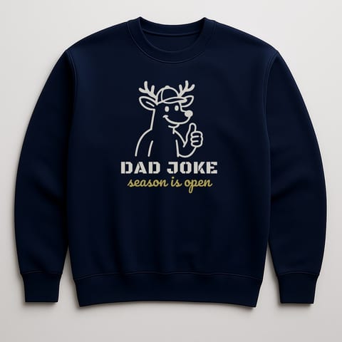 Dad Joke Season sweatshirt, Navy