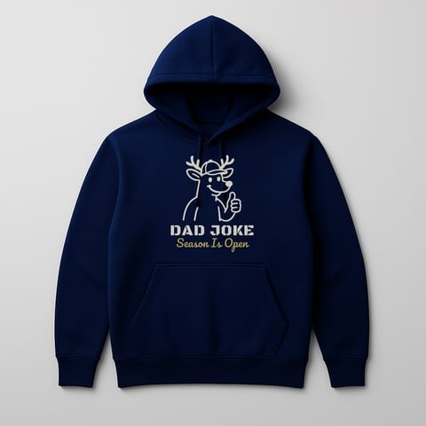 Dad Joke Season hoodie, Navy