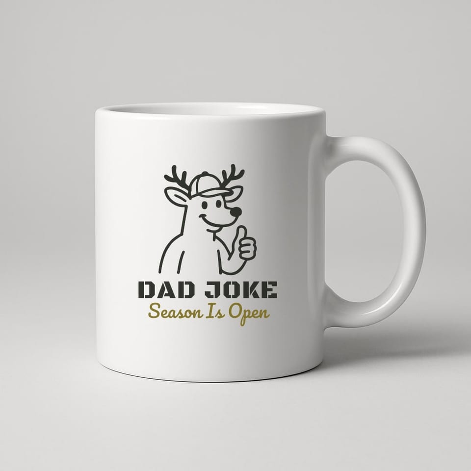Dad Joke Season mug, White