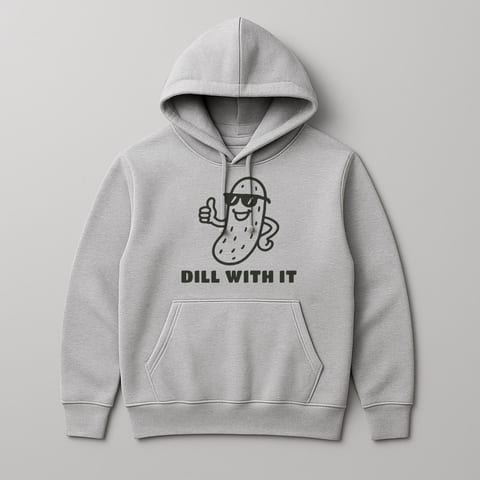 Dill With It hoodie, Sport Grey