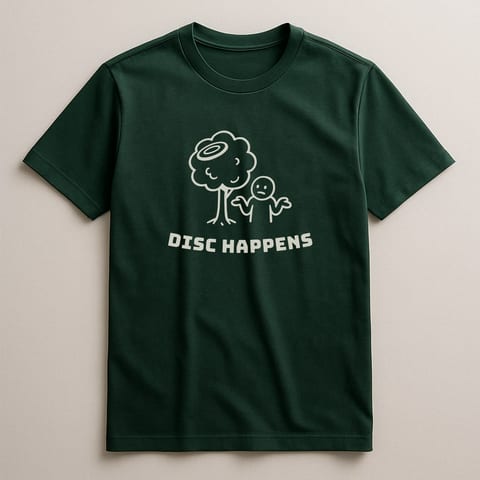 Disc Happens tee, Forest