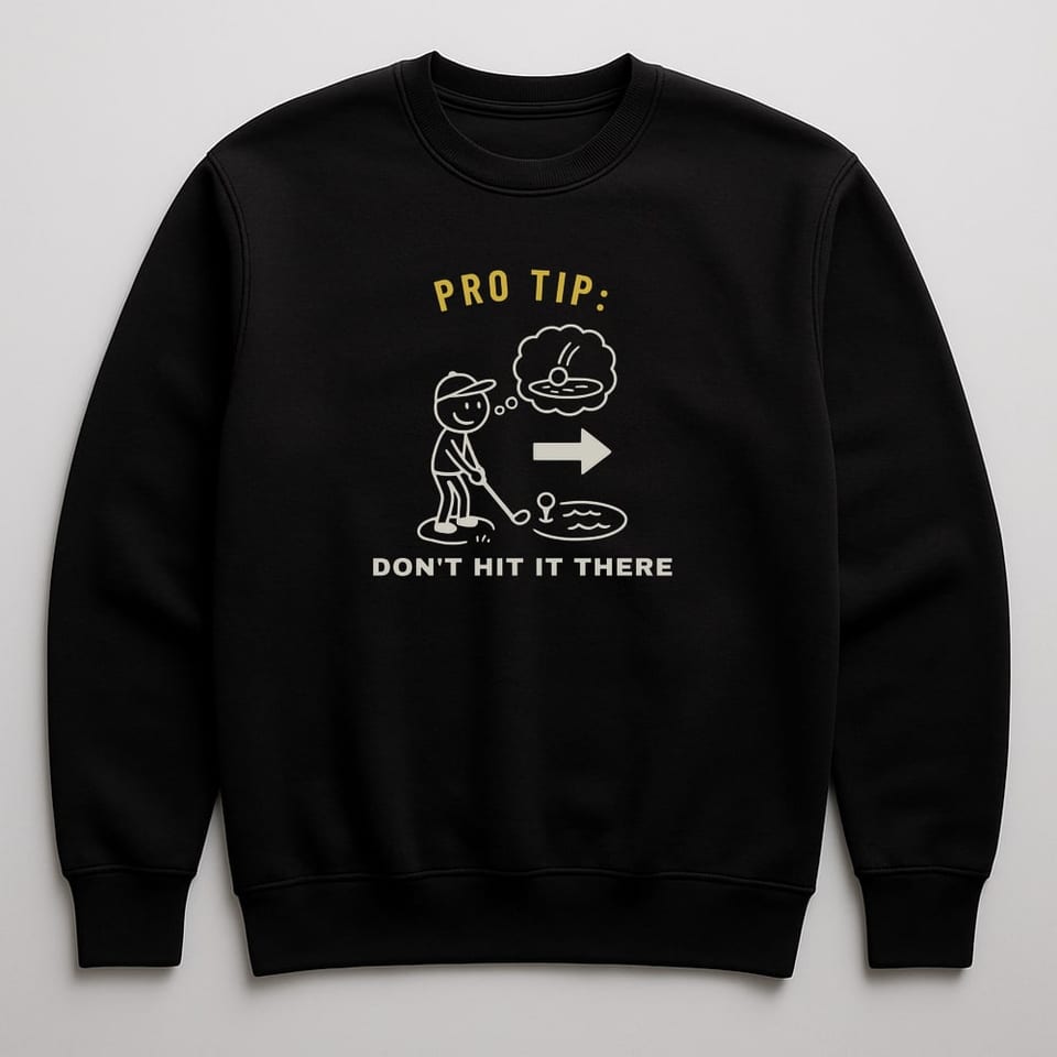 Don't Hit It There sweatshirt, Black