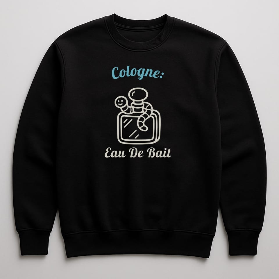 Cologne: Eau de Bait sweatshirt, Black
