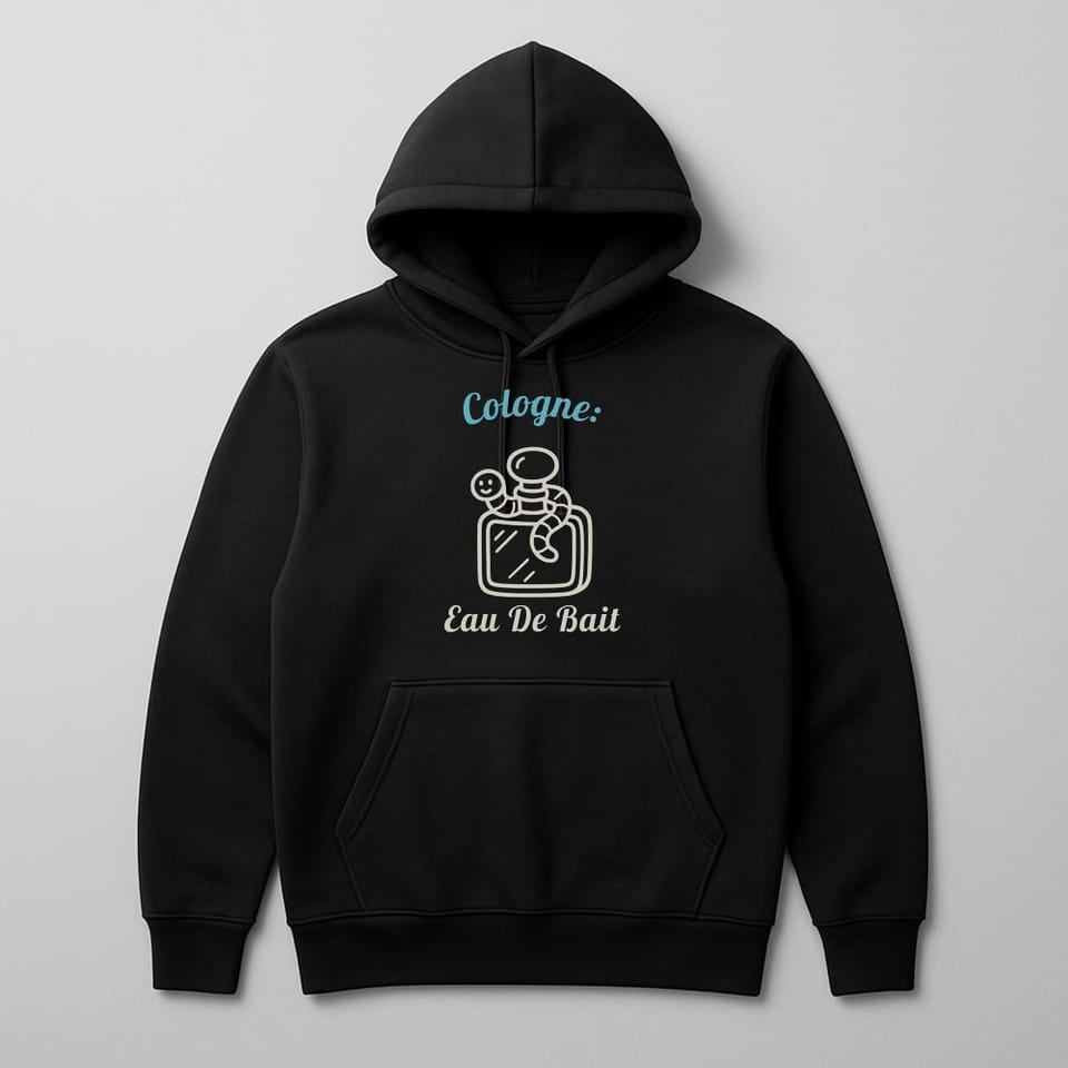 Cologne: Eau de Bait hoodie, Black