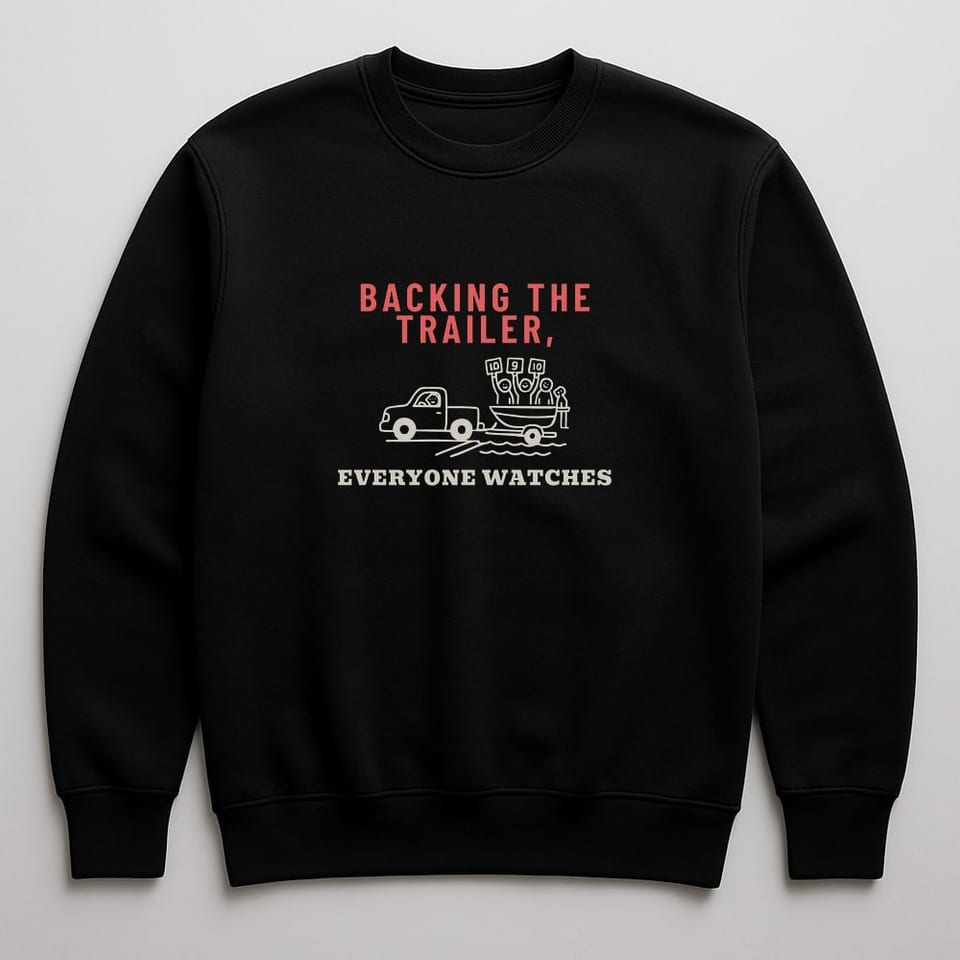 Everyone Watches the Ramp sweatshirt, Black