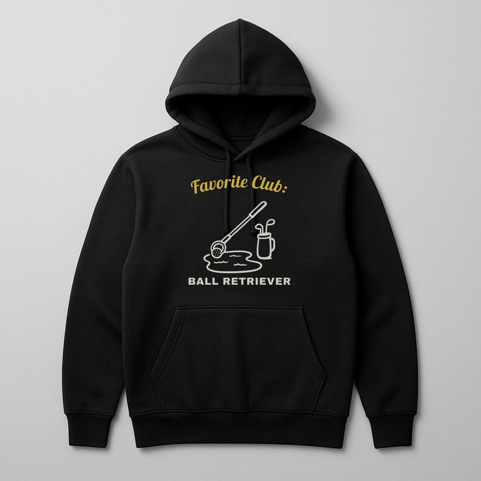 Favorite Club: Ball Retriever hoodie, Black