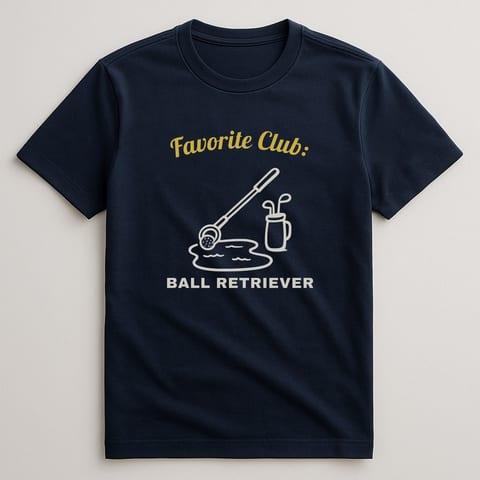 Favorite Club: Ball Retriever tee, Navy