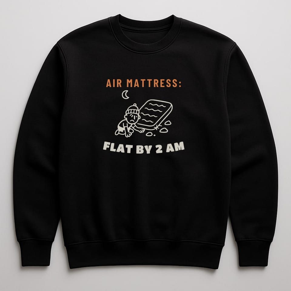 Flat by 2 AM sweatshirt, Black