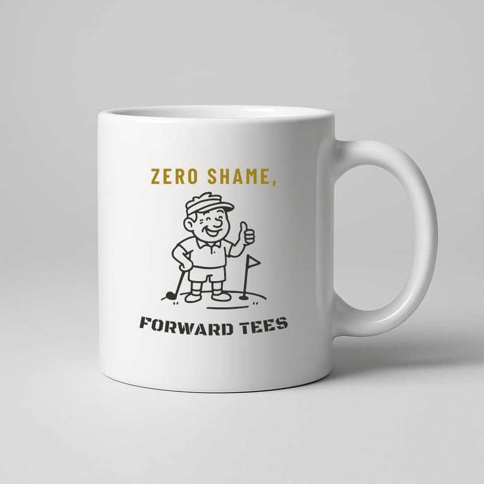 Forward Tees, Zero Shame mug, White