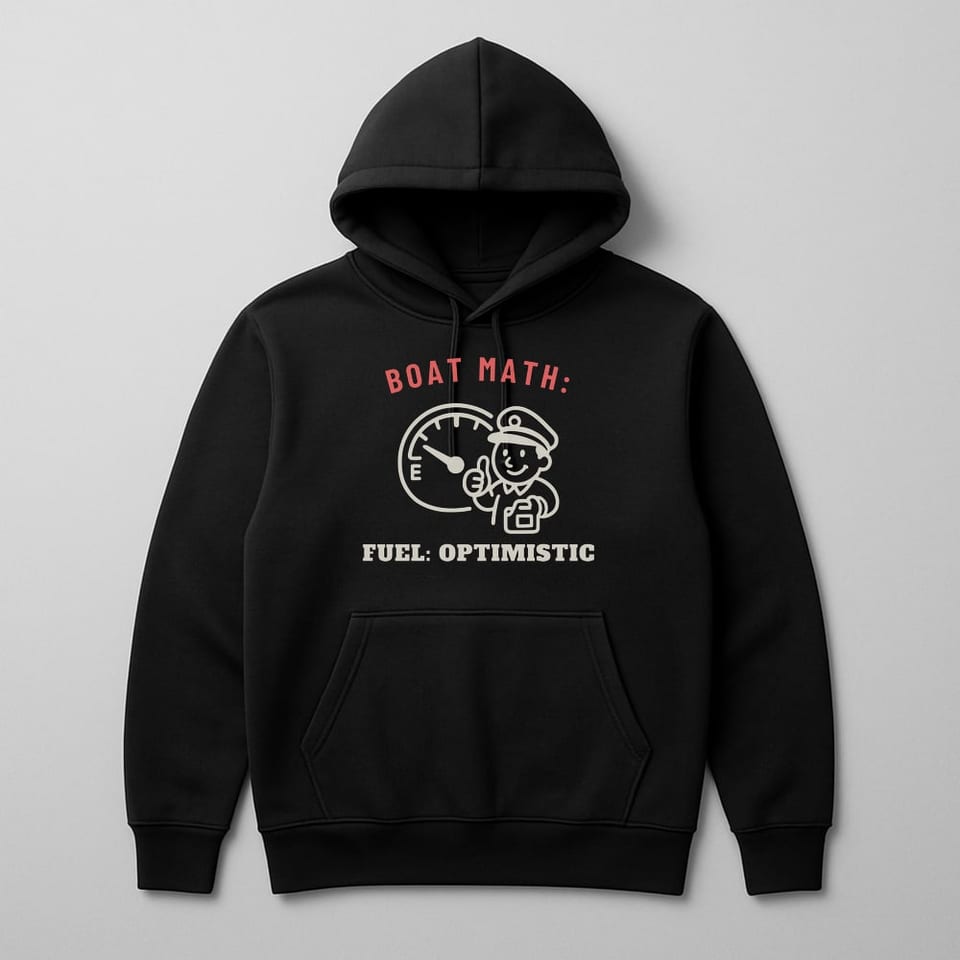 Fuel Gauge: Optimistic hoodie, Black