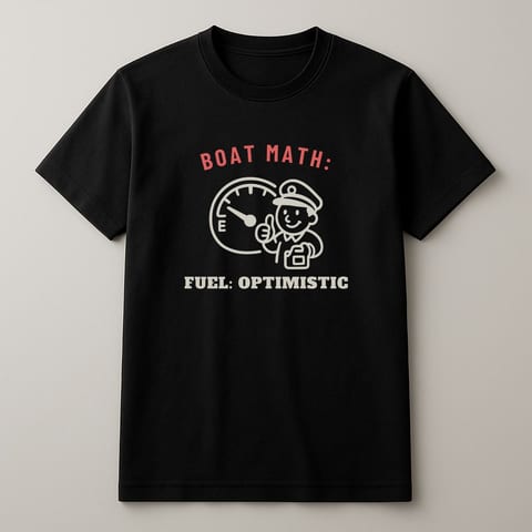 Fuel Gauge: Optimistic tee, Black