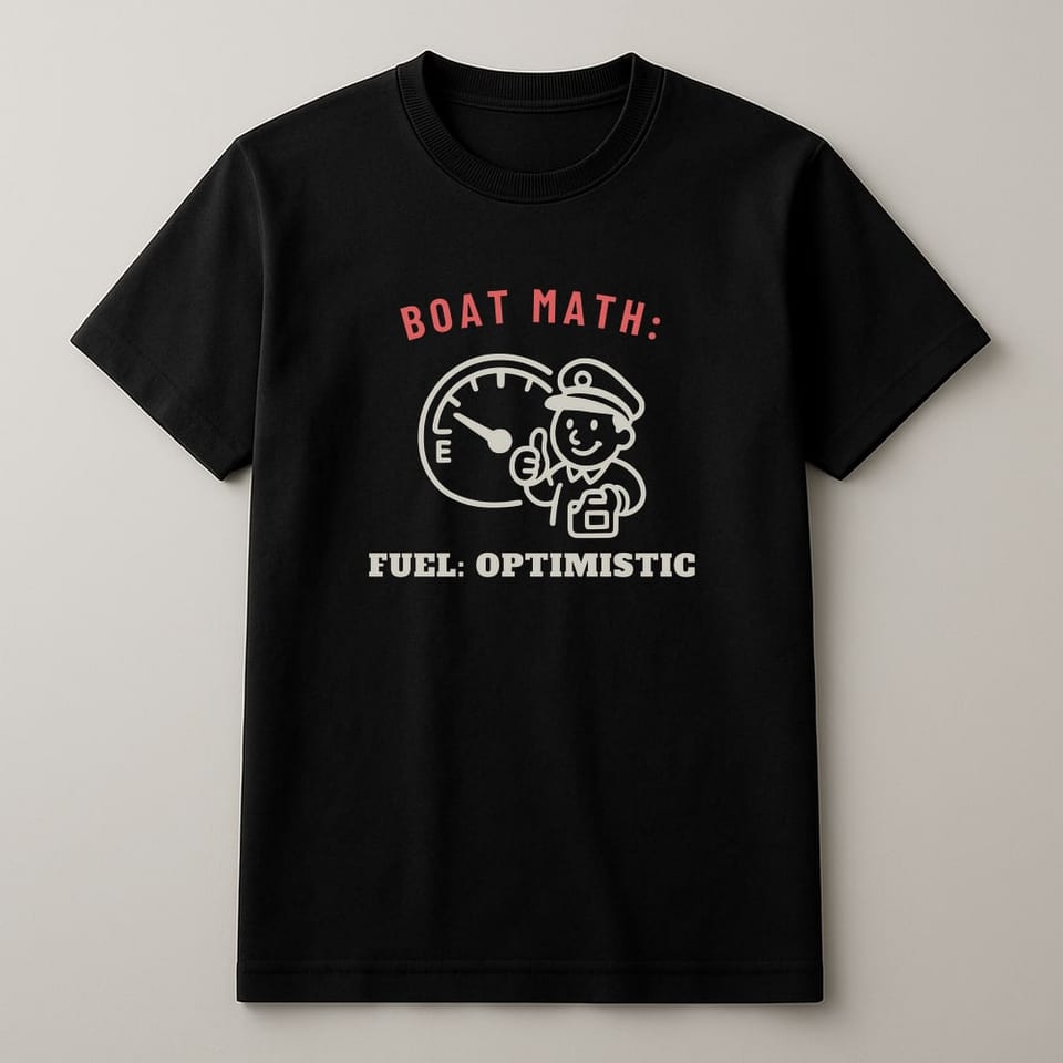Fuel Gauge: Optimistic tee, Black