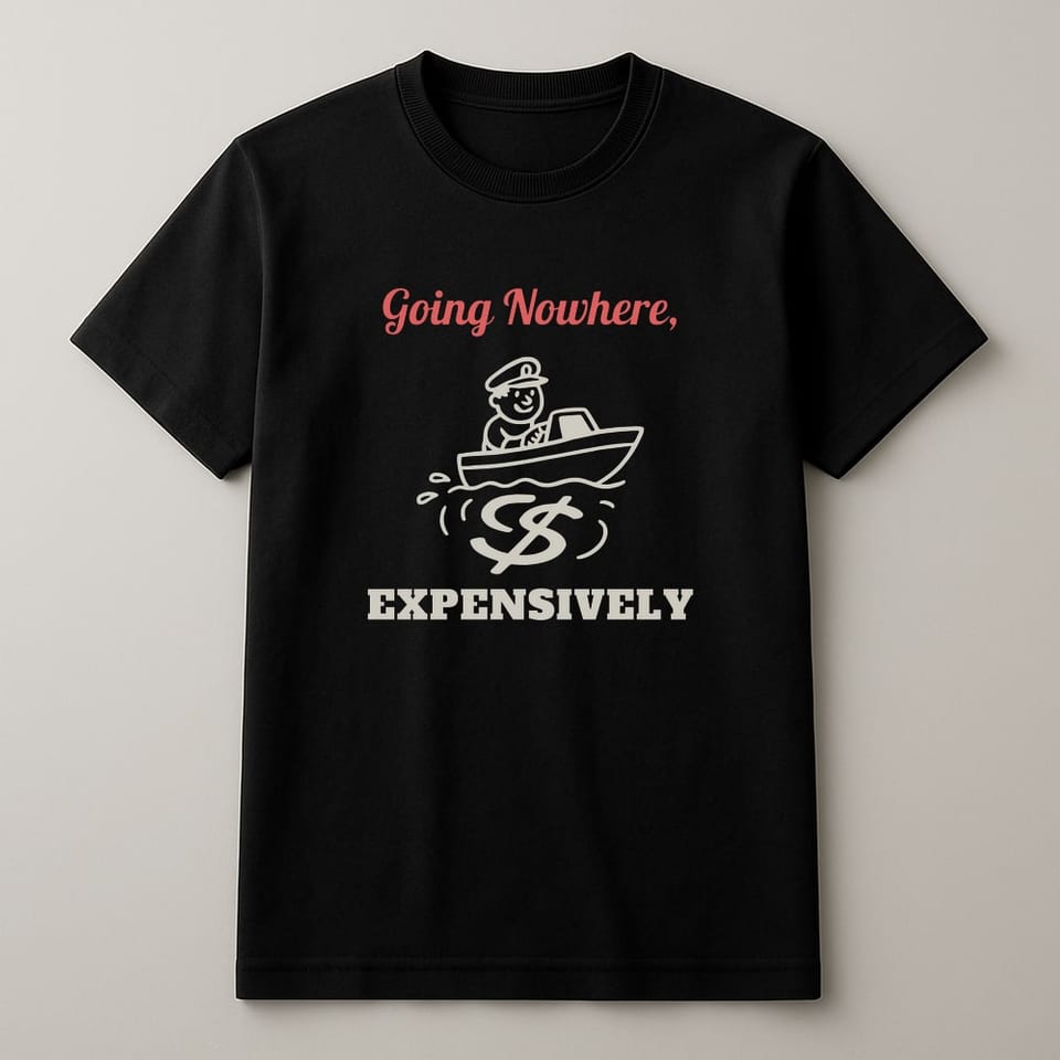 Going Nowhere, Expensively tee, Black