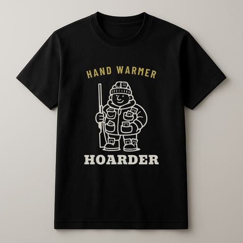 Hand Warmer Hoarder tee, Black