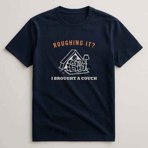 I Brought a Couch tee, Navy