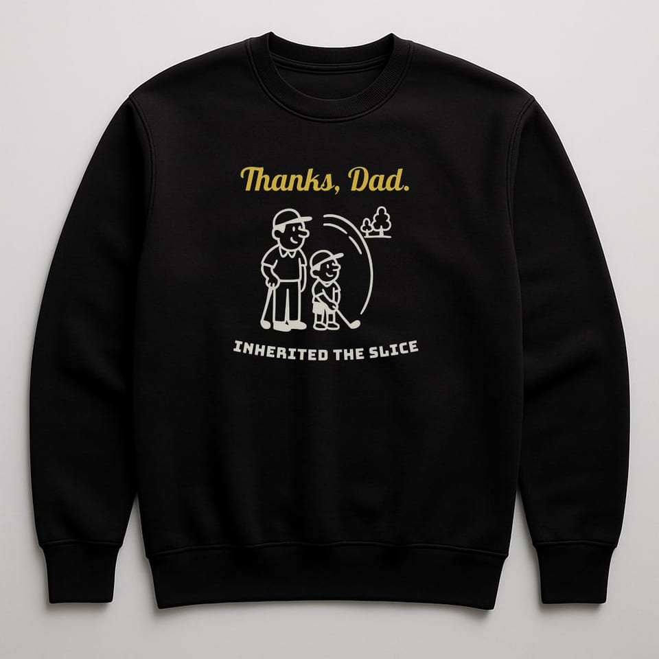 Inherited the Slice sweatshirt, Black