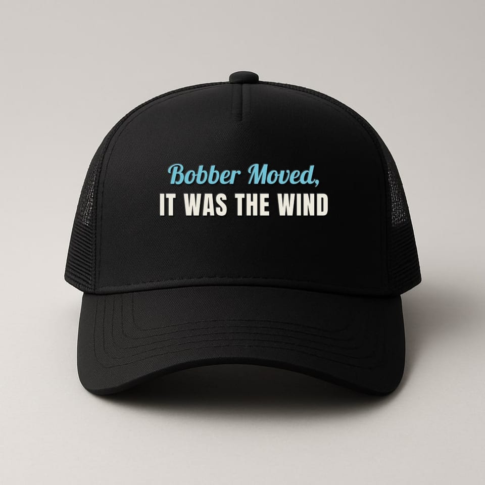 It Was the Wind trucker hat, Black