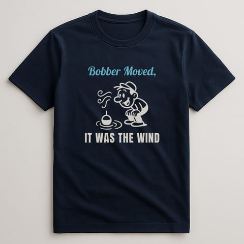 It Was the Wind tee, Navy