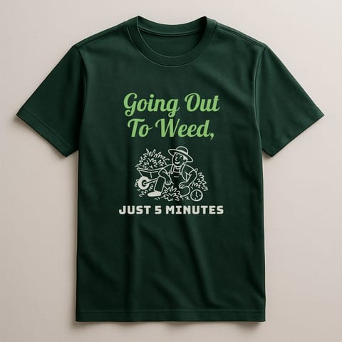 Just Five Minutes tee, Forest