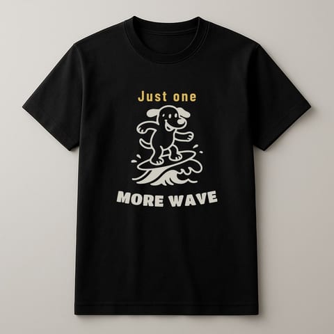 Just One More Wave tee
