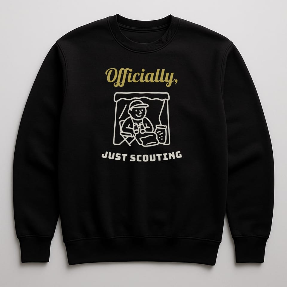 Just Scouting sweatshirt, Black
