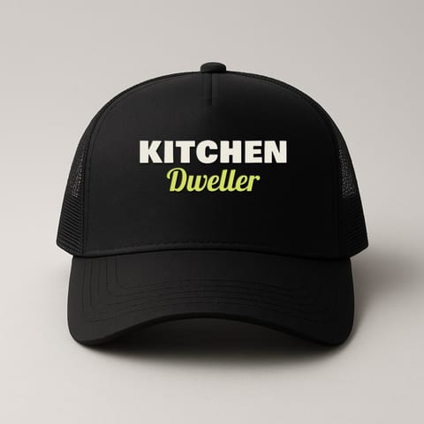 Kitchen Dweller trucker hat, Black